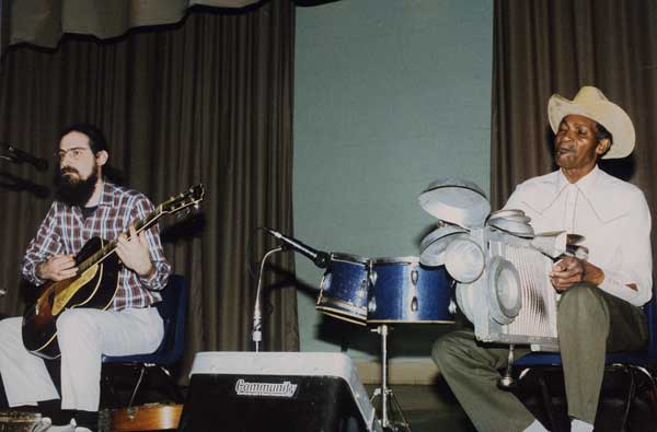 Slim and Ted on stage